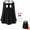 Black, variant on Halloween Ghost Can Holder with Bottle Opener 3D Printed Beverage Can Sleeve for 12 oz Cans Cute Ghost Figurine Table Decor for Parties Desks & Kitchens