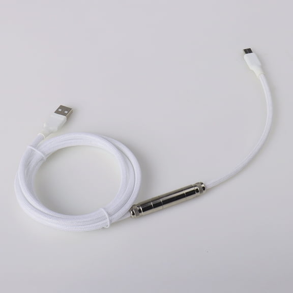 XLR Male to Female to Usb Braided Usb c Cable Mechanical Keyboard Aviation Cable