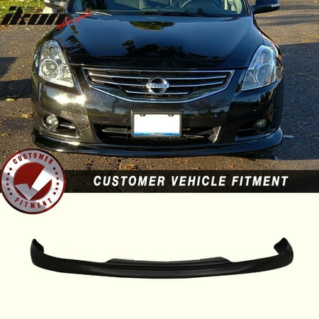 - Fits 10-12 Nissan Altima 4Dr Sedan Ikon Aero DP Front Lip Bumper Splitter