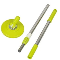 Spin Mop Pole Handle Replacement, fenze Household 360 Degrees Rotating Telescopic Replacement Handle Cleaning Tool Accessories Enhanced Thickened Version for Cleaning Home Office, Green