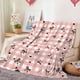 thumbnail image 4 of Manta de franela para la siesta en la oficina | Manta de poliéster suave de 140 x 90 cm | Manta de sofá ligera, cálida y acogedora para el hogar, viajes o regalo para parejas | Resistente a las, 4 of 6