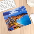 thumbnail image 3 of Gaming Mouse Pad Honolulu Hawaii Skyline of Diamond Head Volcano Including The Hotels and Buildings on Waikiki Beach Non-Slip Rubber Mouse Pad for Computers, Office 9.5 Inch x 7.9 Inch, 3 of 10