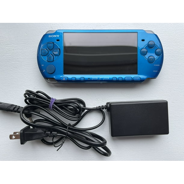 Console PlayStation Portable PSP 3000 authentique - Bleu éclatant - 100 %  OEM