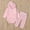Pink, variant on Baby Infants Boy 2PC Outfits Set Long Sleeve Hoodies Romper Sweatshirt Drawstring Pants Fall Winter Clothes