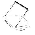 thumbnail image 4 of OULI Support de Harpe Ajustable en Alliage de Zinc Noir 1 Ensemble pour Professionnels, 4 of 8