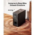 thumbnail image 4 of ULTIMEA Barra de sonido para Smart TV con Dolby Atmos, barra de sonido de potencia máxima de 190 W con subwoofer, barra de sonido de TV con refuerzo de graves, barras de sonido de audio de cine en cas, 4 of 5