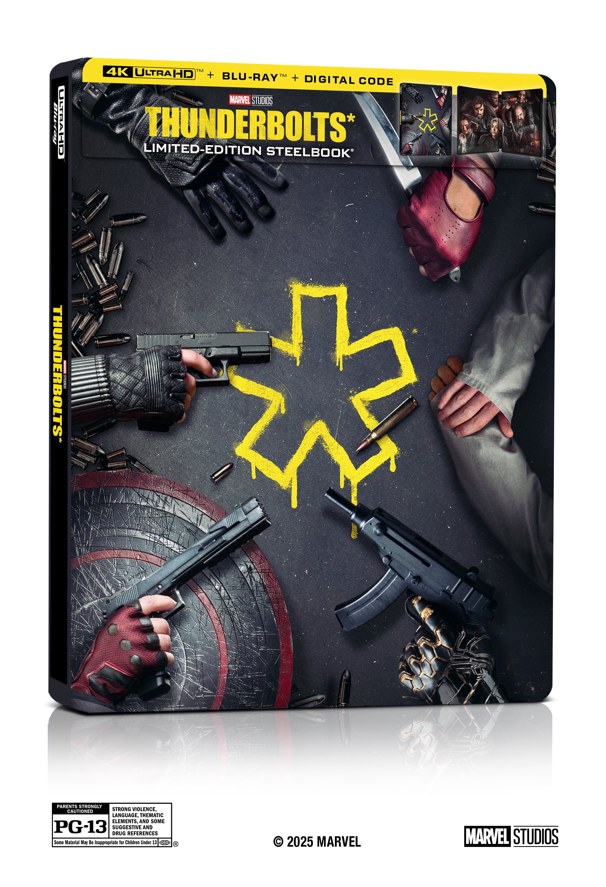 Thunderbolts* (Steelbook) (4K Ultra HD +Blu-ray + Digital Copy) Walt Disney Pictures, Action & Adventure