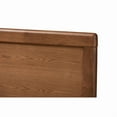 thumbnail image 5 of Baxton Studio Zenon Mid-Century Modern Walnut Brown Finished Wood Full Size Platform Bed, 5 of 6