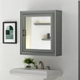 thumbnail image 2 of Pemberly Row Contemporary Contemporary Mirror Medicine Cabinet in Vintage Gray, 2 of 10