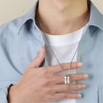thumbnail image 3 of Elegant Pet Locket Necklace for Women Man Clear Locket for Ashes/Hair, 3 of 9