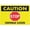 Warning Sign 2, variant on Metal Sign Caution Surveying Ahead Sign 8"x12" Rustic Metal Tin, Home Outdoor Art Wall Decorations For Cafe Bar Kitchen, Surveying Ahead Marker