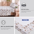 thumbnail image 4 of Regency Heights King Size Cotton Flannel Sheet Set, 4-Piece Flannel Bed Sheets King, 100% Cotton Bed Sheets Set with Deep Pocket, Sweet Woodland, 4 of 8