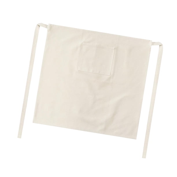 Delantal de cintura para pub, sencillo, para limpiador, , para barbería, mujer, hombre y adultos Beige