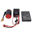 thumbnail image 1 of Kit ESC sans is RC 80 A avec carte de programmation de moteur sans is étanche 3650 3100 kV, fiche banane 4 mm pour voiture RC 1/8 1/10, 1 of 4