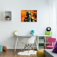 thumbnail image 3 of Stupell Industries Sci-Fi Pop Urban Style Fairy Tales & Fantasy Painting Gray Framed Art Print Wall Art, 30 x 24, 3 of 9