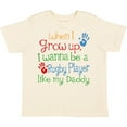 thumbnail image 3 of Inktastic Rugby Player Like Daddy Boys or Girls Toddler T-Shirt, 3 of 5