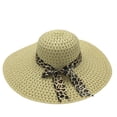 thumbnail image 2 of Kelon Summer Sun Hat, Foldable Wide Brim Straw Hat, Woven Beach Travel Cap, UV Protection Outdoor Headwear for Men Women, One Size Sun Hats, 2 of 4