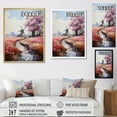 thumbnail image 4 of Designart "Majestic Retreat Mill Wind wall art II" Cityscapes Floater Framed Canvas Wall Art, 4 of 7