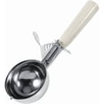 thumbnail image 1 of Ice Ball Spoon, Stainless Steel Cookie Scoop Plastic Handle Ice Cream Scoop Server Cookie Fruit Dessert Ball Digger Multicolour Size for Kitchen Cafe (6.8CM), 1 of 3