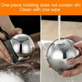 thumbnail image 2 of Shoreew 1/2Pcs Rolling Dough Ball Easy Grip Circular Rolling Ball Stainless Steel Dough Rolling Tool for Baking Pizza Pastry Fondant Dumpling, 2 of 7