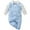 1PCS light blue, variant on WIBACKER 0-18M Newborn Baby Boys Gentleman Romper Infant One Piece Long Sleeve Bowtie Outfit Formal Wear Tuxedo Suit