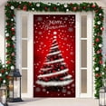 thumbnail image 3 of Holiday Decorative Tapestry Door Sign for Parties - Cow and Snowman Theme Door Curtain for Home and Festive Events, 3 of 5