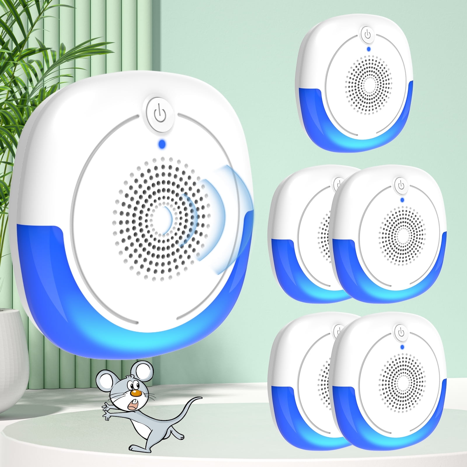 Ultrasonic Pest Repeller,Mouse Repellent Ultrasonic Plug In Indoor Sonic Repellent Pest Control Rodent Repellent Ultrasonic Mouse Insect Bug Bat Squirrel Rat For House Attic Garage Basement Apartment