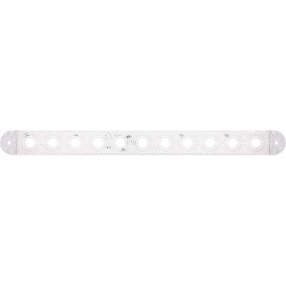 Optronics BUL69CBP Clear Lens Sealed LED Thinline Utility Light, White