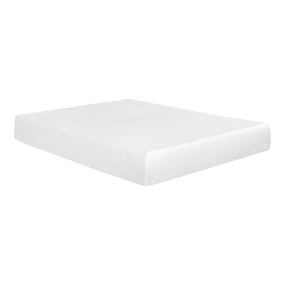 Pemberly Row Matelas Simple Contemporain en Mousse Mémoire Gel de 10 Pouces, Blanc