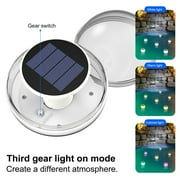 Sunjoy Tech Solar Powered Floating Light IP65 Waterproof 3 Modes Outdoor Swimming Pool Pond Night Lamp Garden Party Decoration