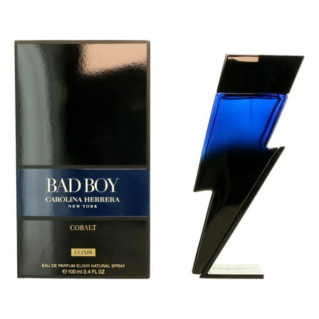 Bad Boy Cobalt Elixir by Carolina Herrera, 3.4oz EDP Elixir Spray men