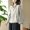 Beige, variant on Women's Jackets Plus Size with Hood Under $15 Fashionable Solid Color And Linen Hooded Long Sleeved Sun Protection Outer Short Jacket