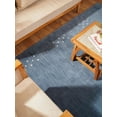 thumbnail image 5 of Rugsotic Carpets Handmade Rugs Hand Knotted Loom Rectangle 3'x5' Blue Wool for Indoor Use, 5 of 14