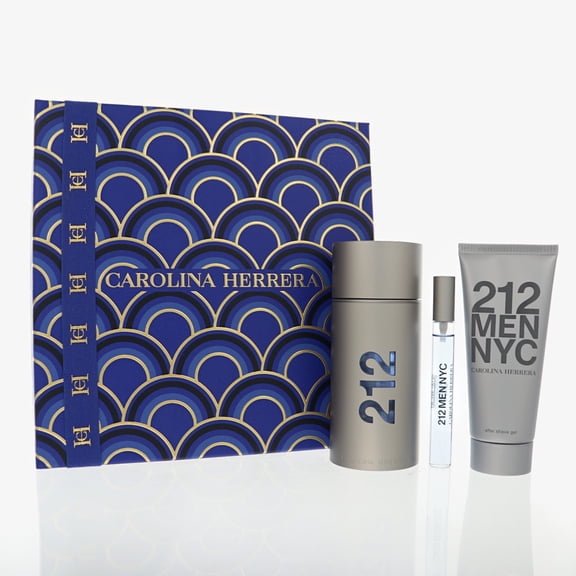 212 3.4 Eau De Toilette Spray by Carolina Herrera Gift Set for Men