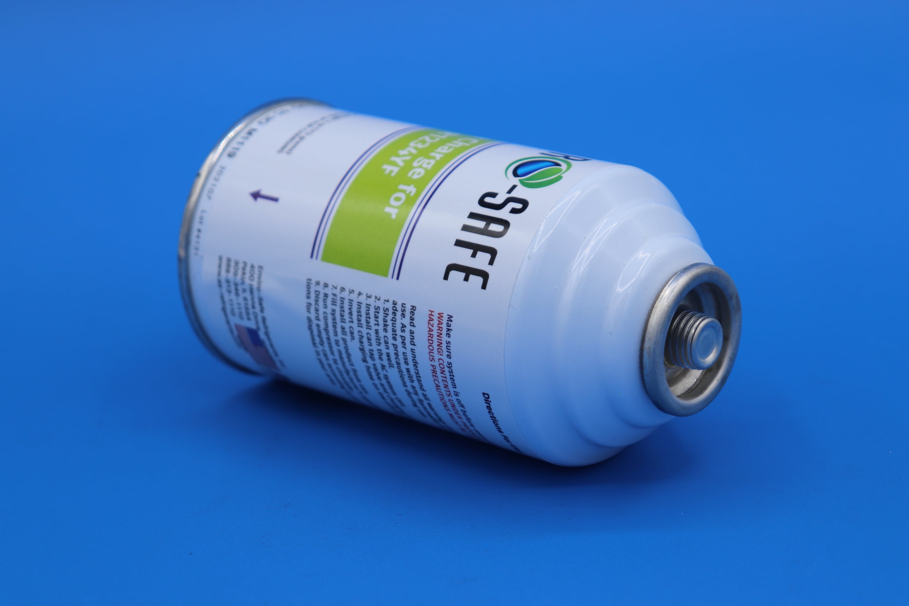 Envirosafe R1234yf Dye Charge, 2 Cans and a Universal Gauge, R-1234yf dye