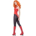 thumbnail image 4 of Sedusa Powerpuff Red Bodysuit Jumpsuit Uniform Apparel for Adult Women, 4 of 7