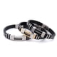 thumbnail image 4 of Guardurnaity de acero duradera, artesanía exquisita y línea para hombres, , brazalete de moda Punk Ropa, zapatos y accesorios Miscelánea D31 oro, 4 of 6