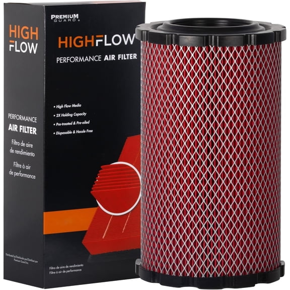HIGHFLOW High Performance, Pre-Oiled Disposable Engine Air Filter PA5841X | Fits 2009-2012 Ford Escape, 2009-2011 Mercury Mariner, 2009-2011 Mazda Tribute