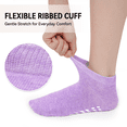 thumbnail image 4 of Womens Grip Socks, LOFIR 5 Pairs Breathable Non Slip Ankle Grippy Socks with Gripper for Pregnant Elderly Seniors Women Hospital Recovery and Home Use, 4 of 7