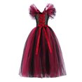 thumbnail image 1 of Ropa de Invierno Bebé Niñas Vestido de Princesa Payaso de Halloween Cos Play Disfraz con Accesorios para Fiesta de Fiesta, 1 of 8