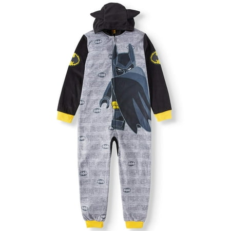 Lego Batman Hooded Graphic Union Suit Pajama (Big Boy & Little Boy)