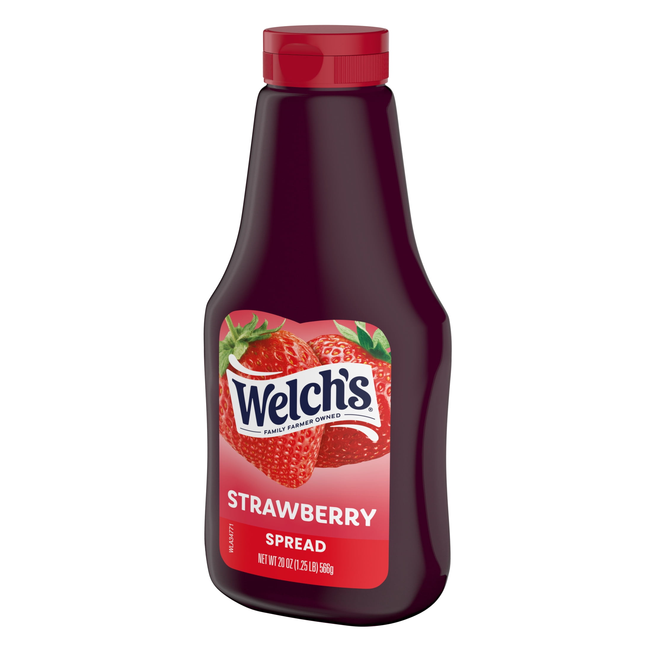 (2 pack) Welch's Strawberry Spread, 20 oz Squeeze Bottle