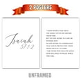 thumbnail image 4 of Isaiah 57:1-2, Bible Verse Quote, Set of 2 Poster Prints, Home Wall Art Décor, Multiple Sizes, 4 of 7