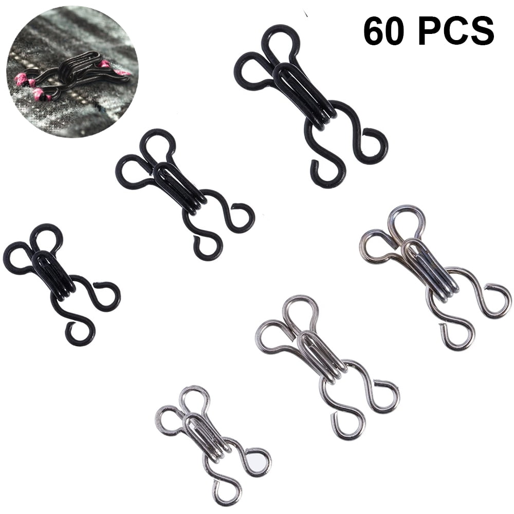 Sewing Hooks and Eyes Closure, Hand Hook for Bra, Sewing Snaps Clothing Fixing Tools, Hook and