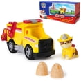 thumbnail image 1 of Camión de Juguete Paw Patrol Rubble Rescate Contra Incendios con Figura, 1 of 9