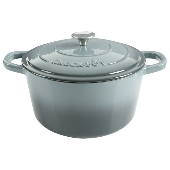 Crock Pot Artisan 7-Quart Round Dutch Oven - Gray