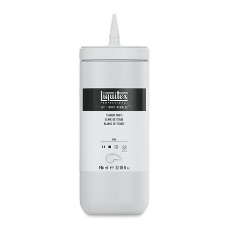 UPC: 0887452999072 | Liquitex Soft Body Artist Acrylics – Titanium White 946 ml