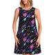 thumbnail image 1 of Balery Colorful Guitar Vestidos de verano para mujer con estampado: vestido holgado sin mangas, vestido playero informal y cómodo para días calurosos., 1 of 7