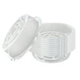 thumbnail image 2 of EPOTOOR Clear Thick Round Durable Sturdy Plastic Duty Sturdy Plant Saucer Drip Trays, 2 of 10