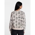thumbnail image 3 of Ghost Frame Women's Halloween Graphic Crew Pullover Sweatshirt, Sizes XXS-XXL, 3 of 5
